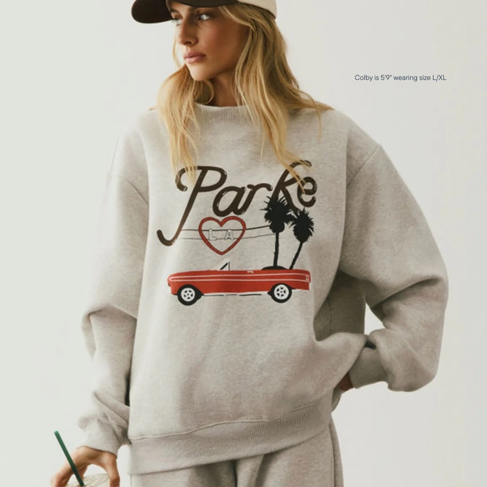PARKE Los Angeles Graphic Mockneck NWT - Picture 4 of 7